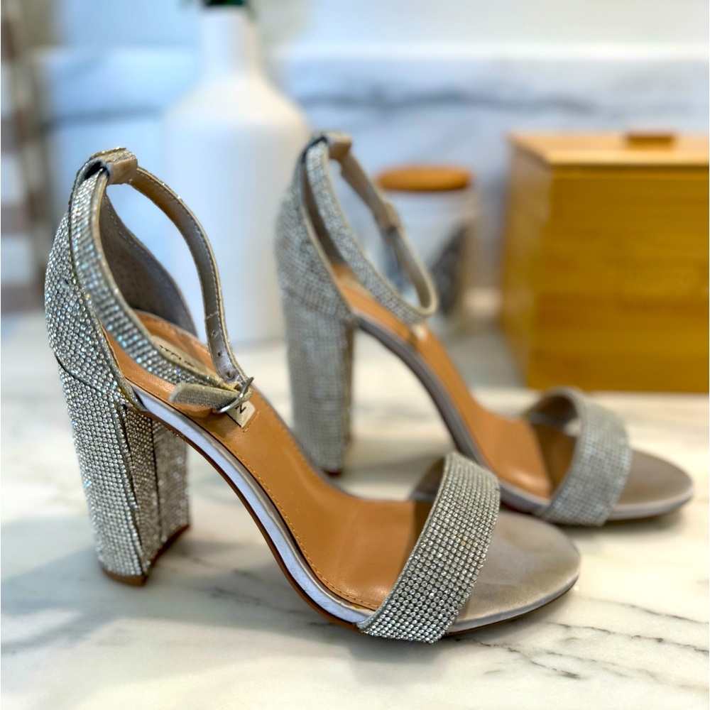 Steve Madden sparkly sequin heels size 7